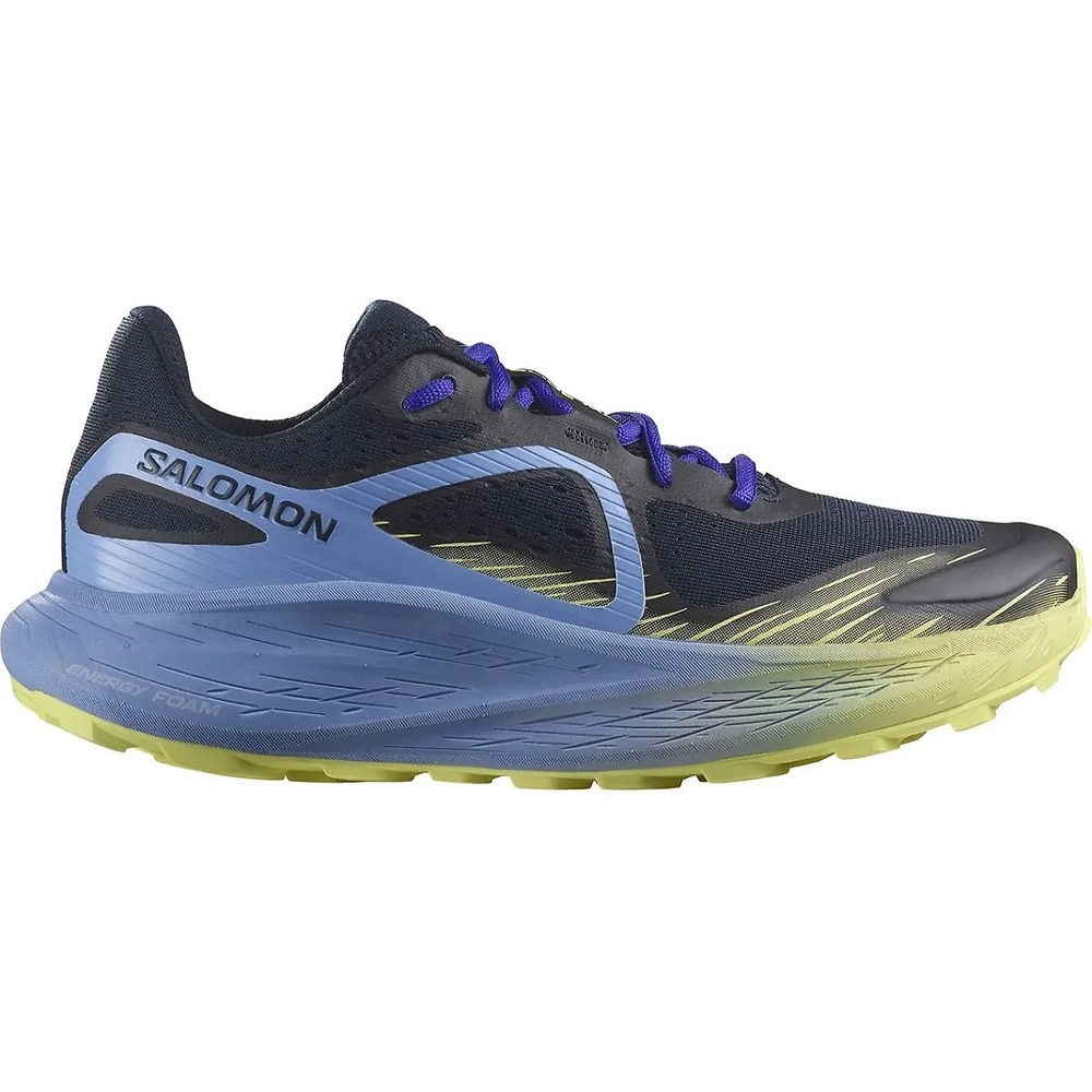 NEW Salomon Glide Max TR Mens Size 13 Blue/Black Running Shoes 470453 - Picture 2 of 6